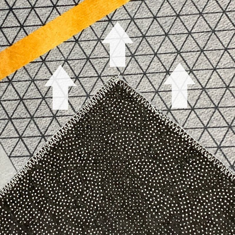 Minimalist Graphic Print Rug Polyester Indoor Rug Stain Resistant Area Carpet for Home Decoration