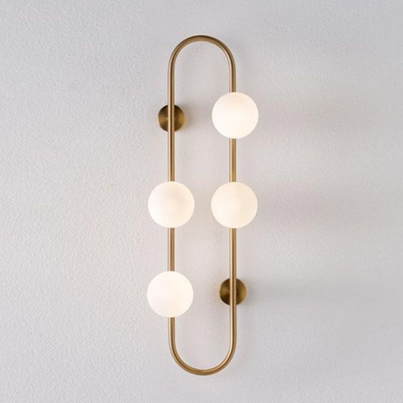 Modern Nordic Minimalist Minimalist Stipical Sconce Sconfietti di vetro Pronchi di vetro