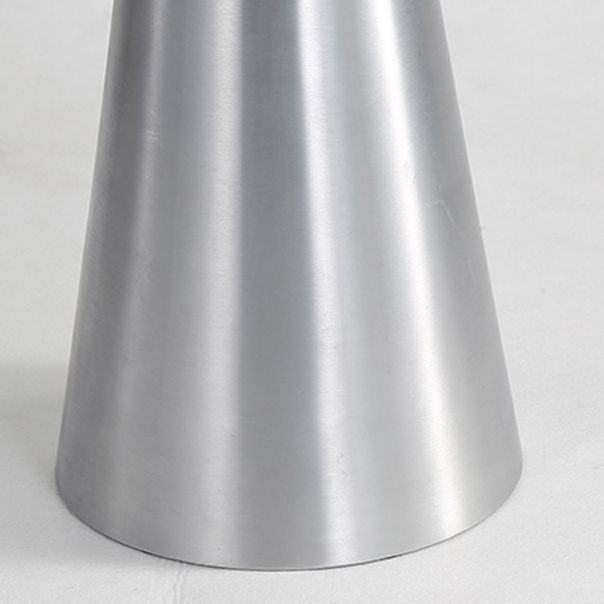 Mid-Century Metal Pedestal End Table Round Side End Table for Living Room