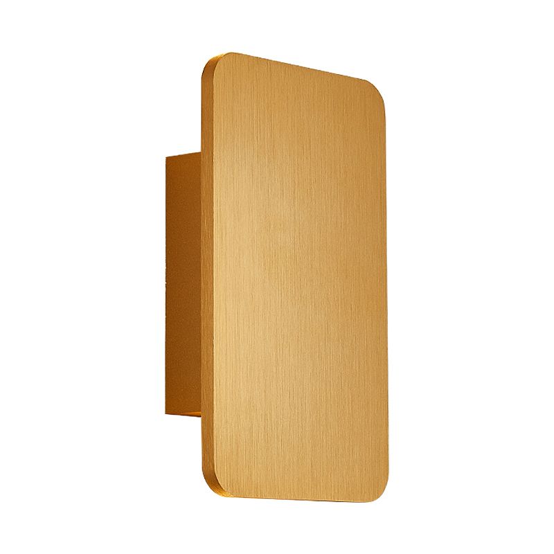 Aluminum Rectangular Wall Light Sconces Postmodern 2 Lights Sconce Light Fixtures for Living Room