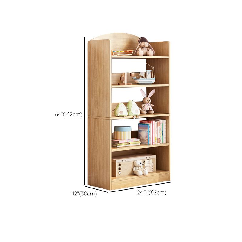 Contemporary Wood Chest Rectangle with Doors Side Cabinet with Shelves