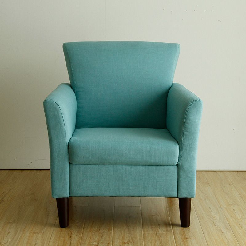 Bedroom Arms Included Basic Four Leg Track Arms Fixed Back Arm Chair