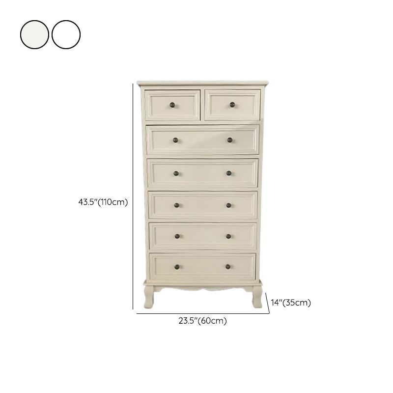 Nautical Bedroom Storage Chest Solid Wood Chest with Drawers