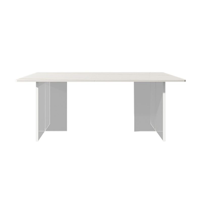 Modern Rectangle Dining Table Set 1/2/5/7 Pieces Dining Set for Home Use