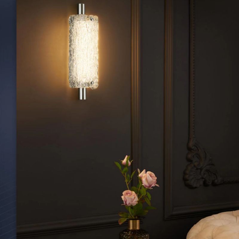 Modern Style Wall Lamp Glass Shade Wall Light Fixtures for Bedroom