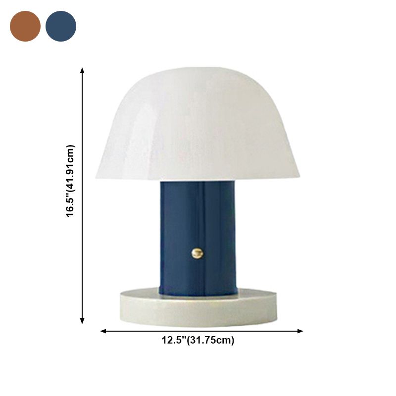 Lampada da scrivania moderna in stile nordico lampade da tavolo colorate per la camera da letto per bambini