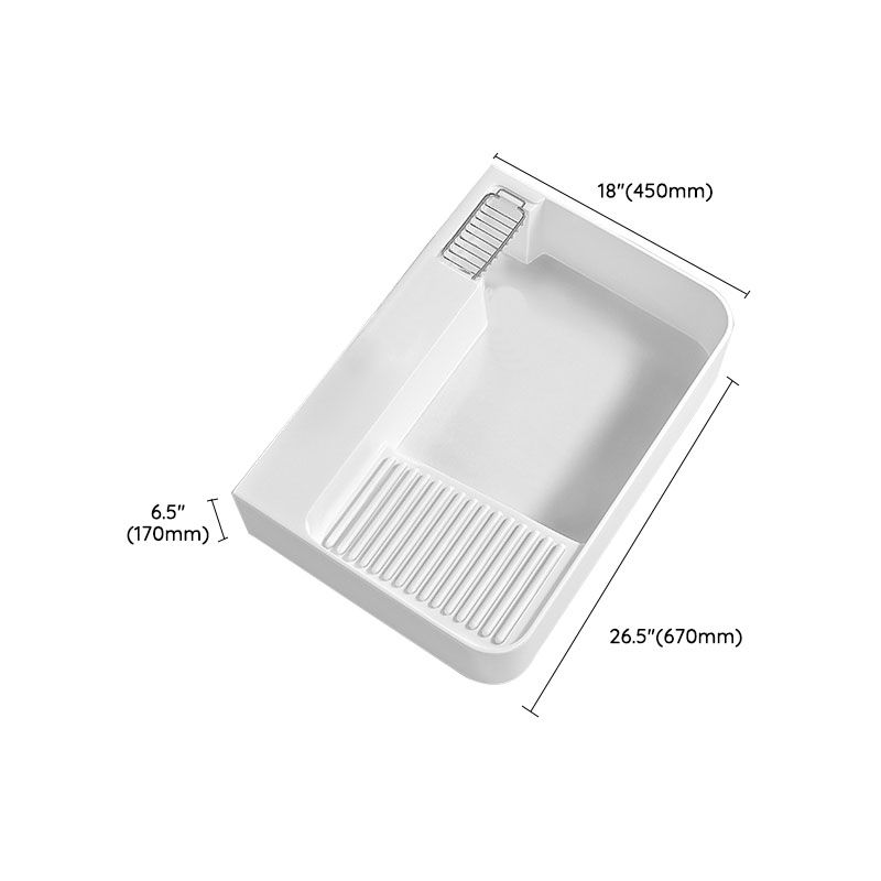 Modern Vessel Lavatory Sink Porcelain with Overflow Wash Stand
