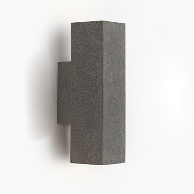Contemporary Cement Wall Sconces Lighting Minimalist Wall Washer for Outdoor