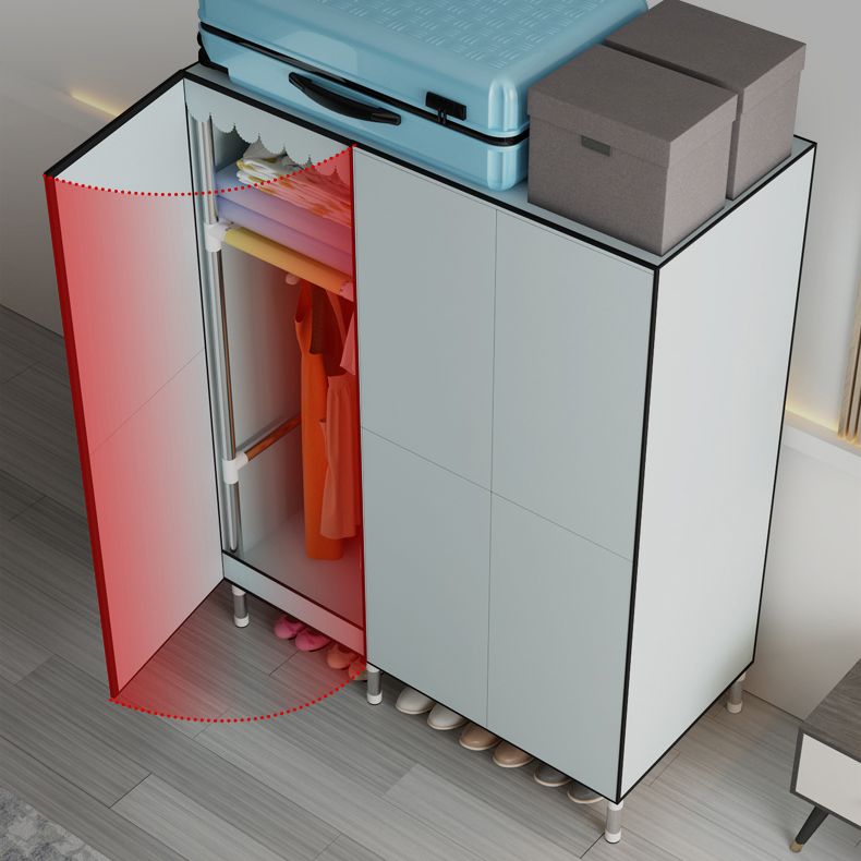 Metal Frame Storage Cabinet with Legs Modern Cabinet for Home