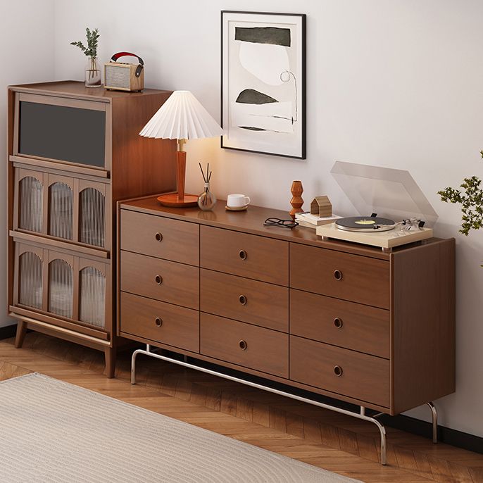 Solid Wood Storage Chest Modern Storage Chest Dresser with Drawers