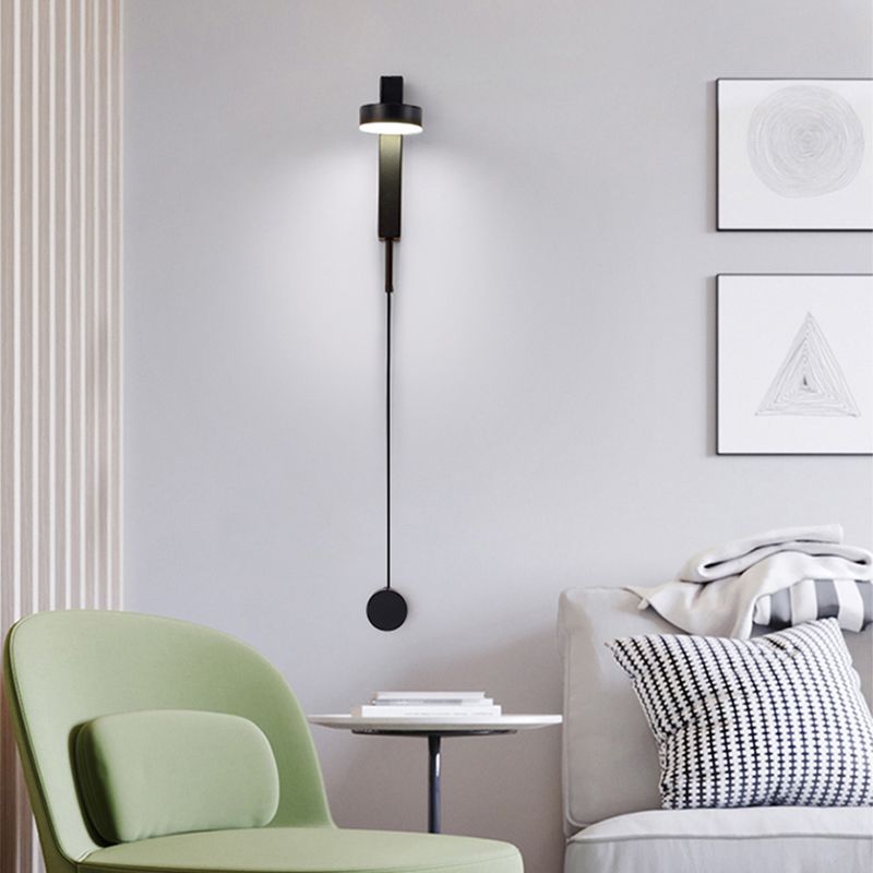 Metall runde Formwandbeleuchtung moderne 1-Licht-Wandmontageleuchte