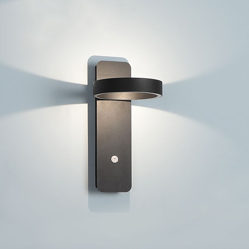 Lampade a 1 luci di minimalismo Light Frepfurs Sconce lampade da parete in ferro per camera da letto