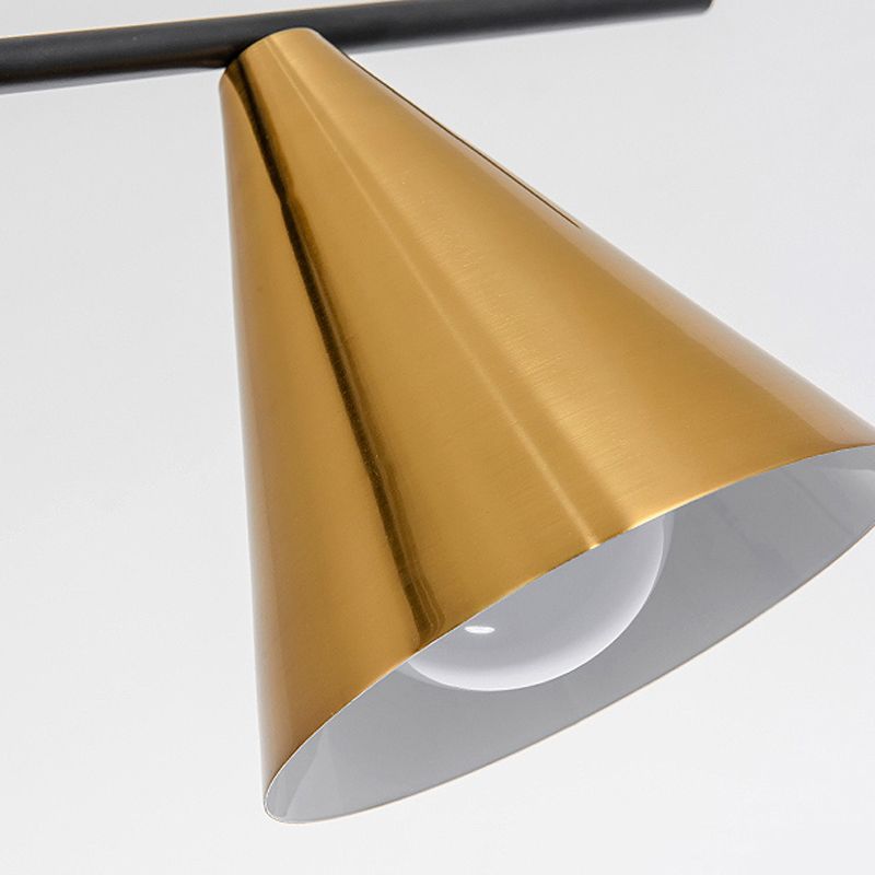 Contemporary Island Light Fixtures Geometric Glass Island Chandelier Lights for Dining Room