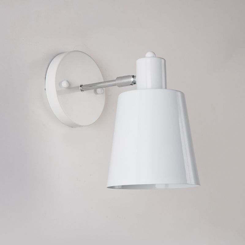 Metatore moderno nordico in metallo a 1 luci a muro cono a monte cono sconce per camera da letto