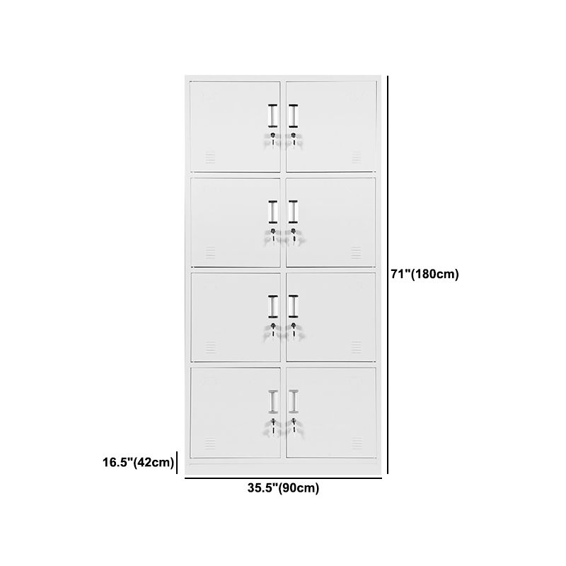 White Hinged Wardrobe Cabinet Contemporary Steel Wardrobe Armoire