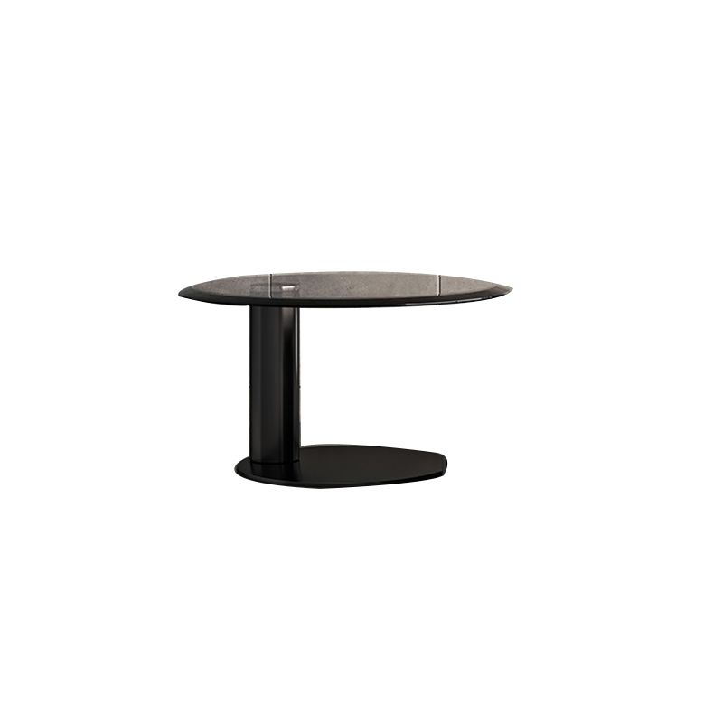 Contemporary Coffee Table Solid Wood Round Pedestal Coffee Cocktail Table