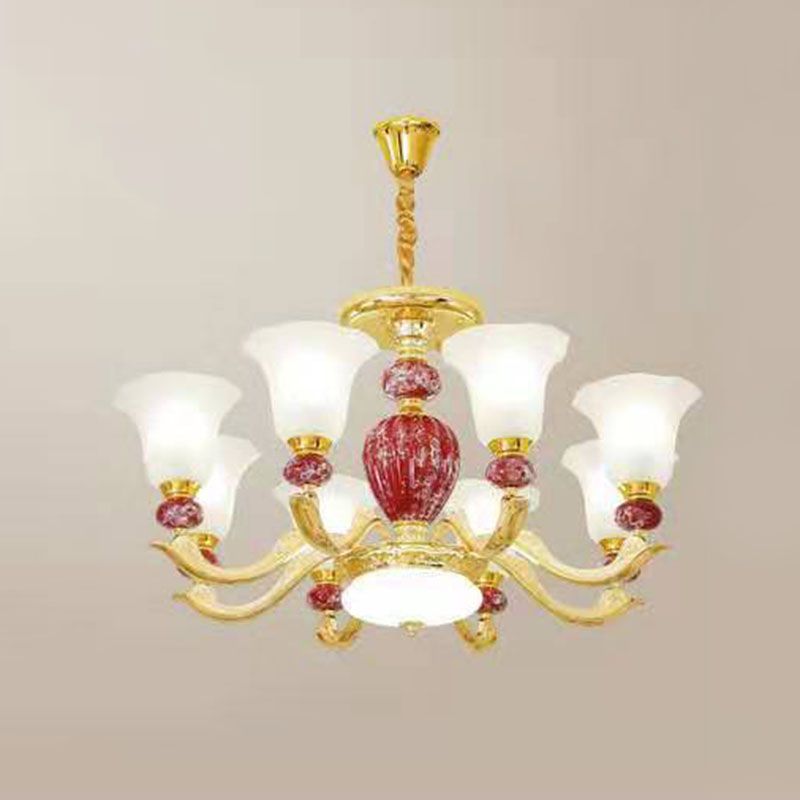 Lámpara colgante de gloria de vidrio esmerilado mínimo de lámpara de lámpara mínima para sala de estar