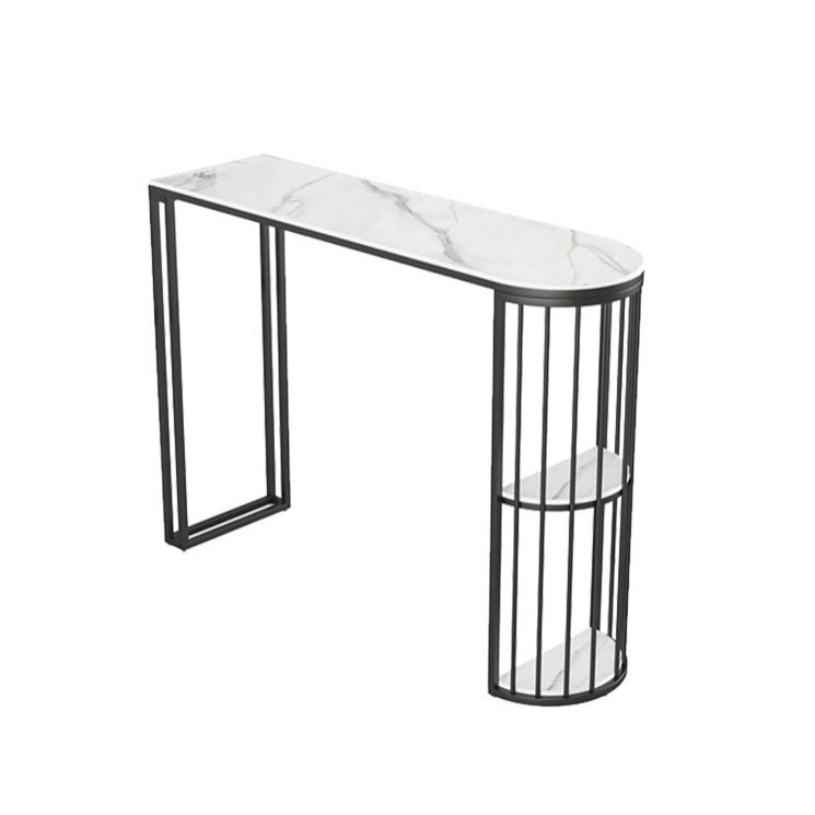 Industrial Bar Dining Table Free Form Counter Height Dining Table