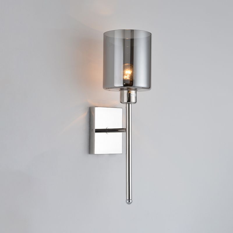 Contemporary 1 Head Wall Sconce Metal Wall Mounted Light Fixture for Living Room