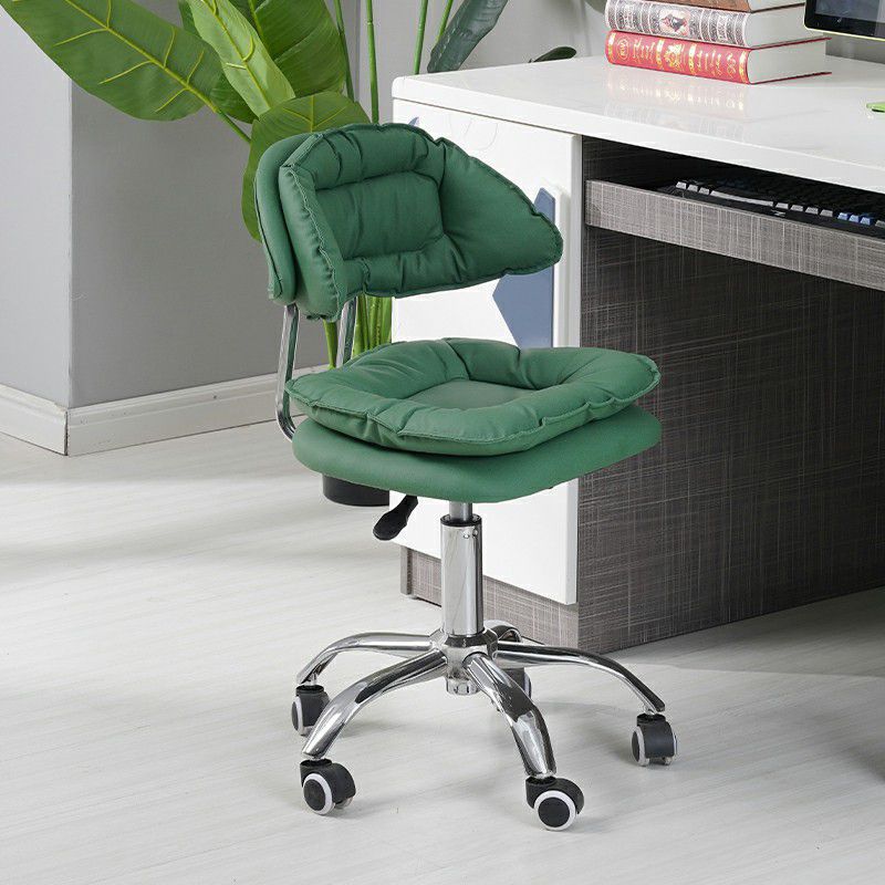 Schwenkbar verstellbarer moderner Barhocker Büro Low Back Leder Counterstuhl