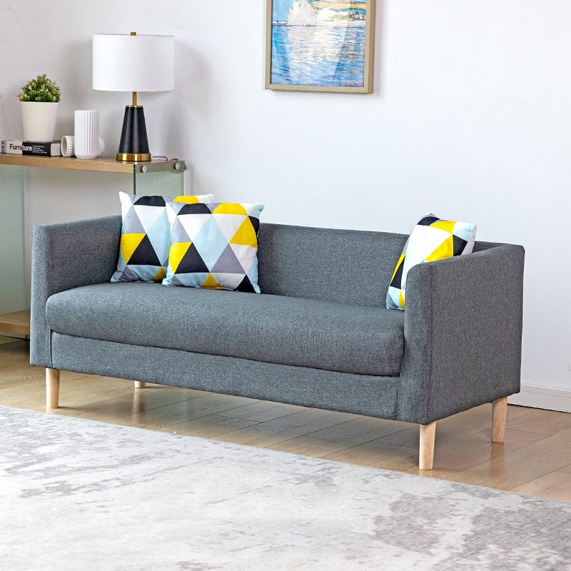 23.23 "H Tuxedo Arm Sofa met strakke achterbank voor woonkamer, appartement
