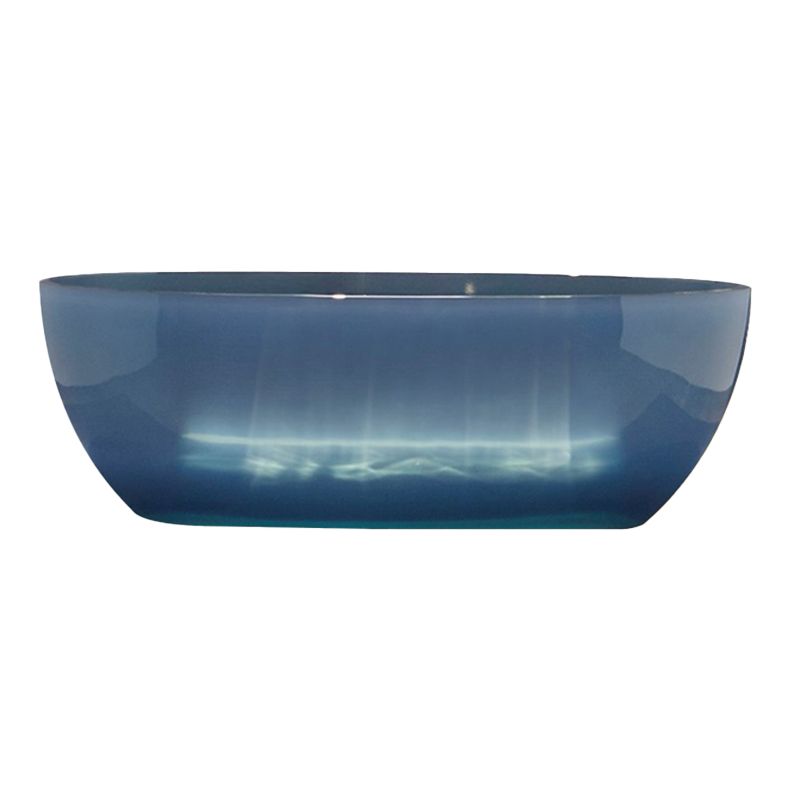 Soaking Stand Alone Bathtub Back to Wall Antique Finish Bathtub