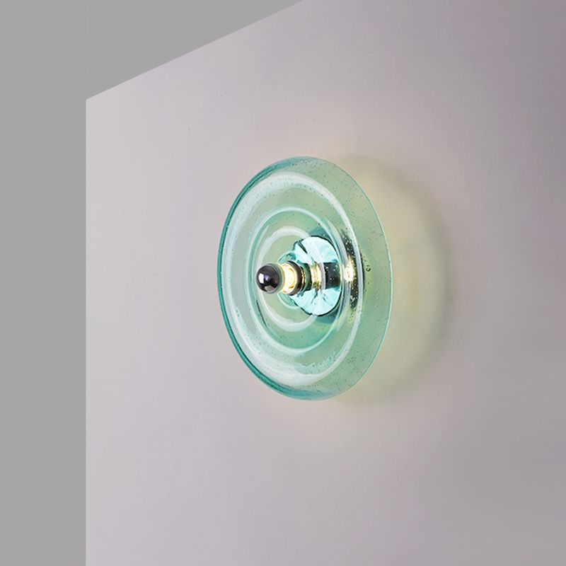 Lámparas de luz redonda lámpara de montaje en pared de estilo moderno 1