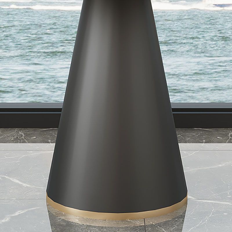 Modern Style Dining Table White Top Sintered Stone Table for Dining Room