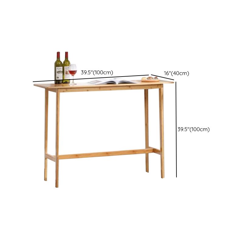 Contemporary Bar Height Table Trestle Counter Height Dining Table