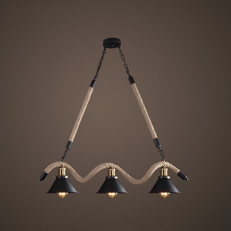 Industrial Style Island Light Simple Pendant Lighting Fixture for Dining Room
