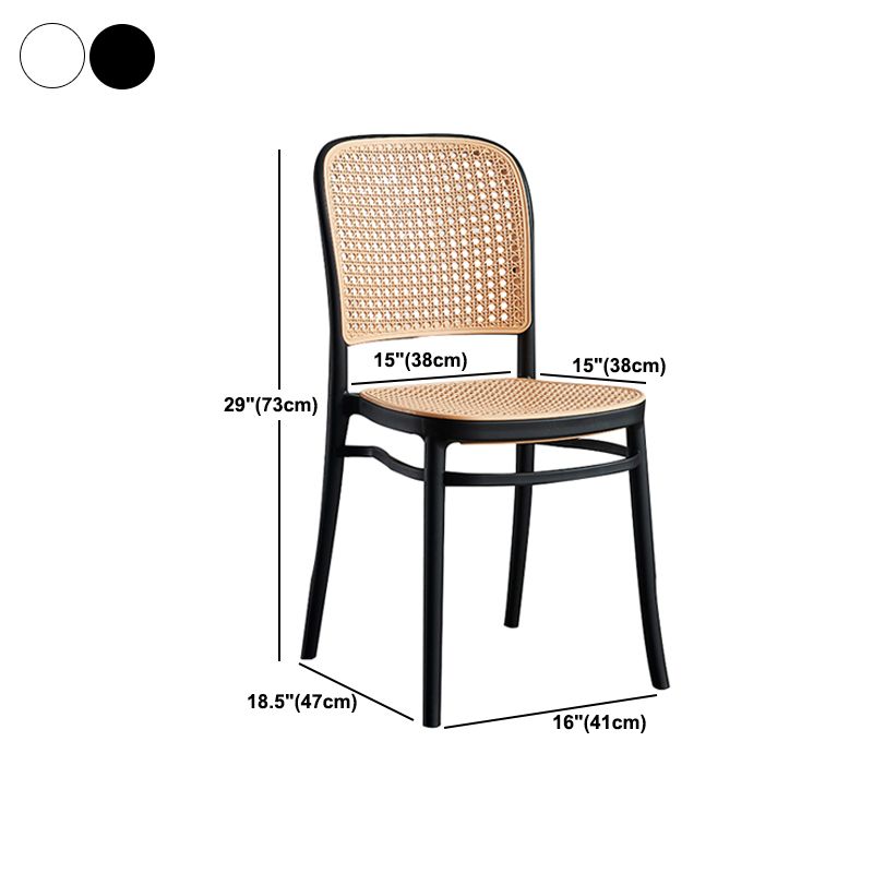 Scandinavian Plastic Counter Stool Plastic Furniture in Matte Finish for Indoor