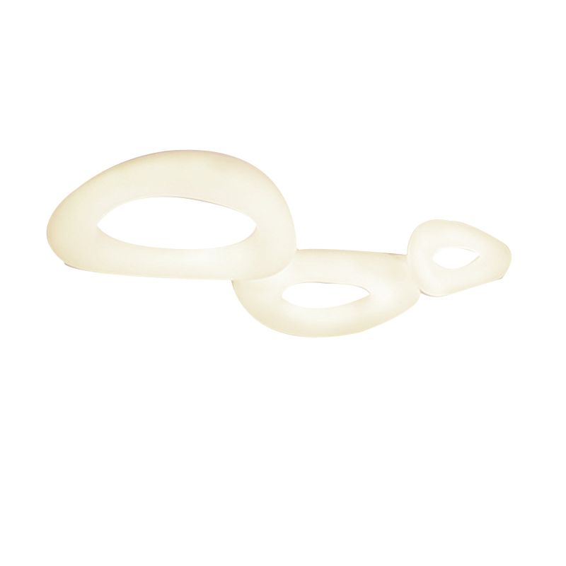 LED Flush Mount Lighting Modernism White Ceiling Light for Foyer Bedroom
