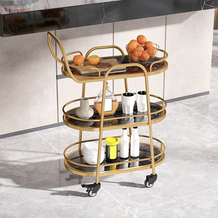 33.46" High Rolling Contemporary Prep Table Stone Prep Table for Restaurant