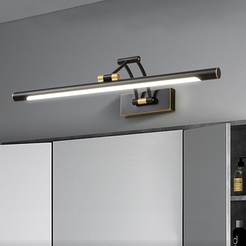 Armed Vanity Wall Light Fixtures Modern Luxury Style Copper Single Vanity Light