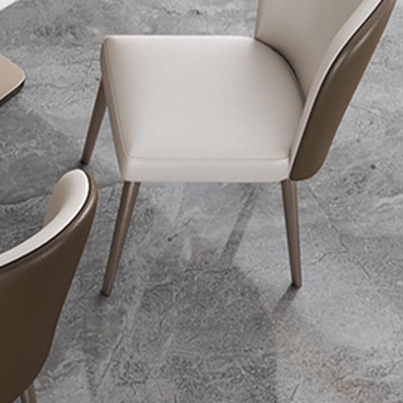 Glam Rectangle Table Set 1/3/4/5/6 Pieces Dining Set for Home Use