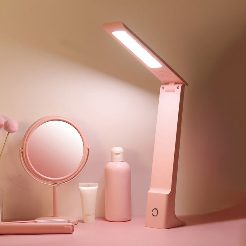 Moderne Lesetischlampe 1-Licht-Rechteck-Tischlicht mit USB-Anschluss