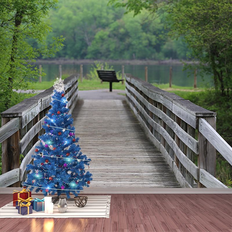 Bridge Scene Environment Friendly Decorative Mural Industrial Space Extension Wall Art