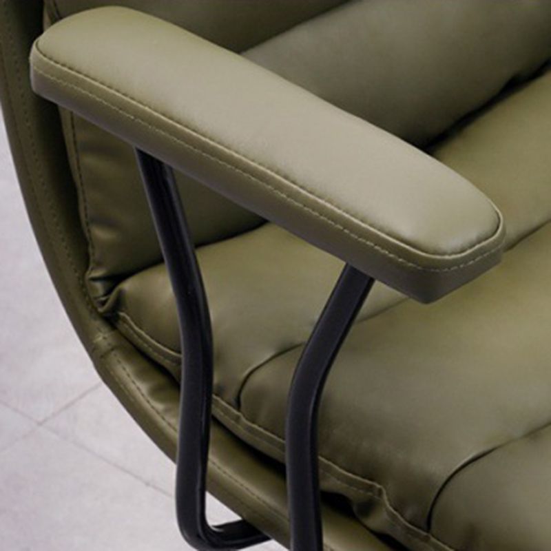 Black Nylon Base Contemporary Office Chair Swivel Computer Desk Chair