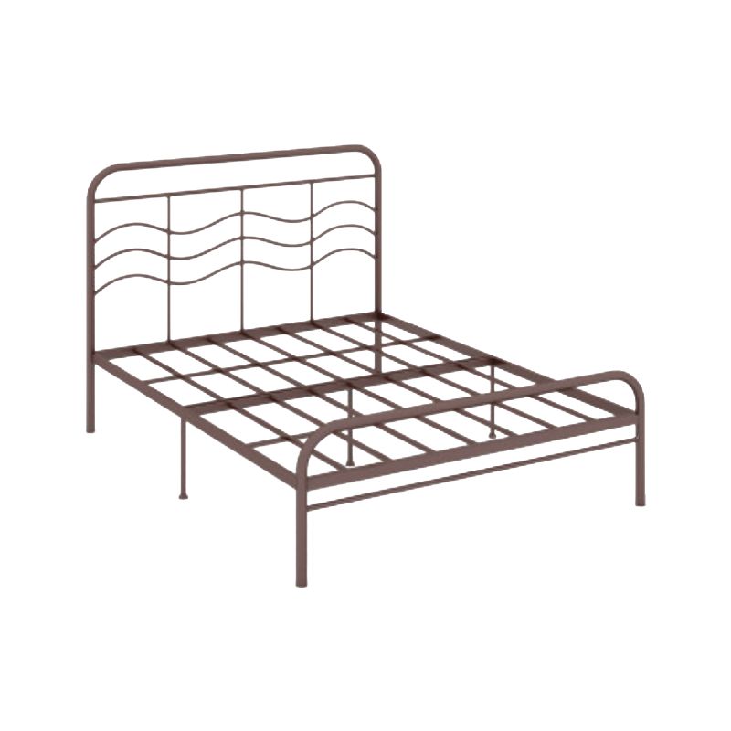 Modern and Contemporary Metal Open-Frame Headboard Princess Bed