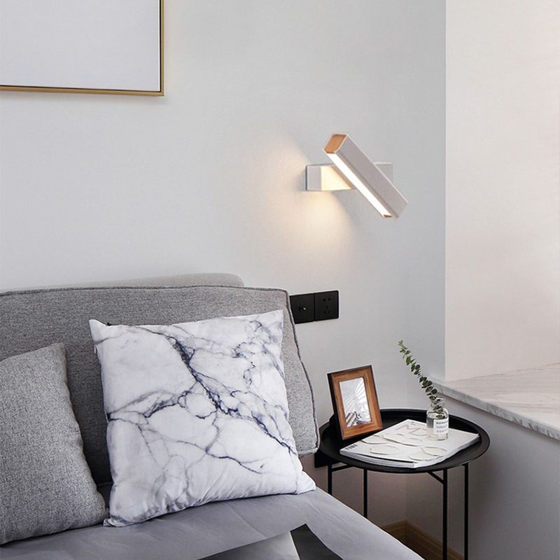 Modern Simple Wall Light Rectangle Shape Rotatable Wall Lamp for Living Room