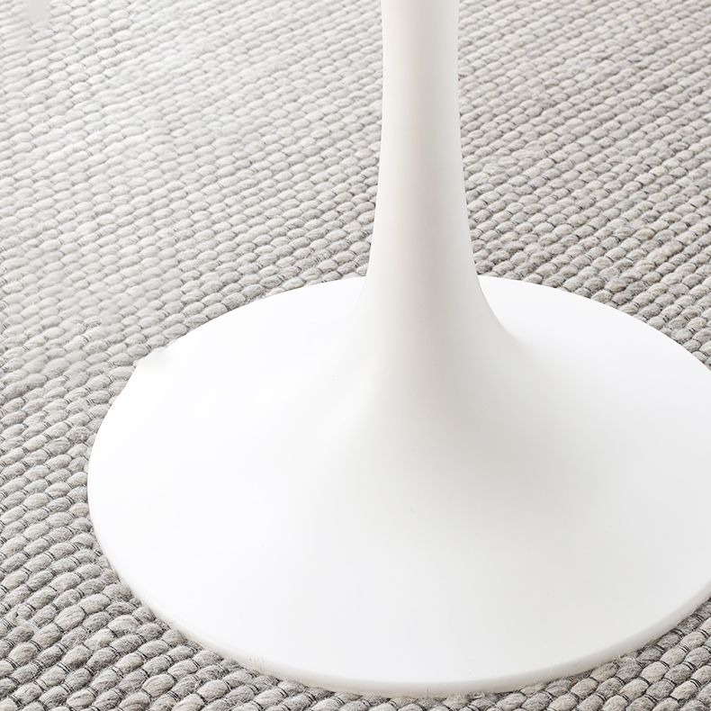 Metal Modern Round Table Sintered Stone Table for Kitchen and Dining Room