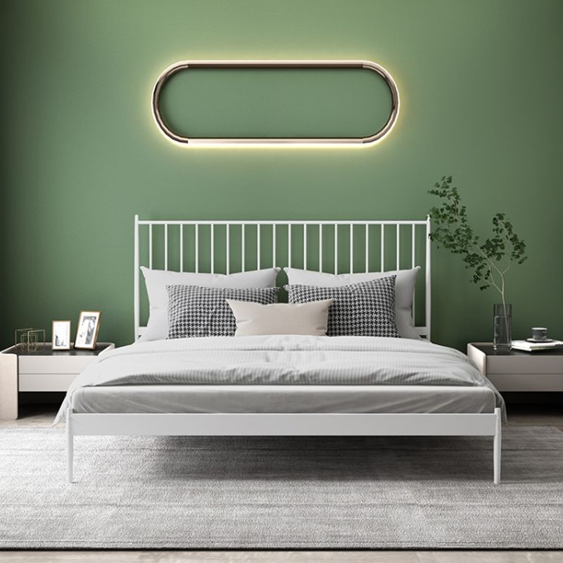 Modern Style Metal Material Includes Headboard Gold/white/black Bed