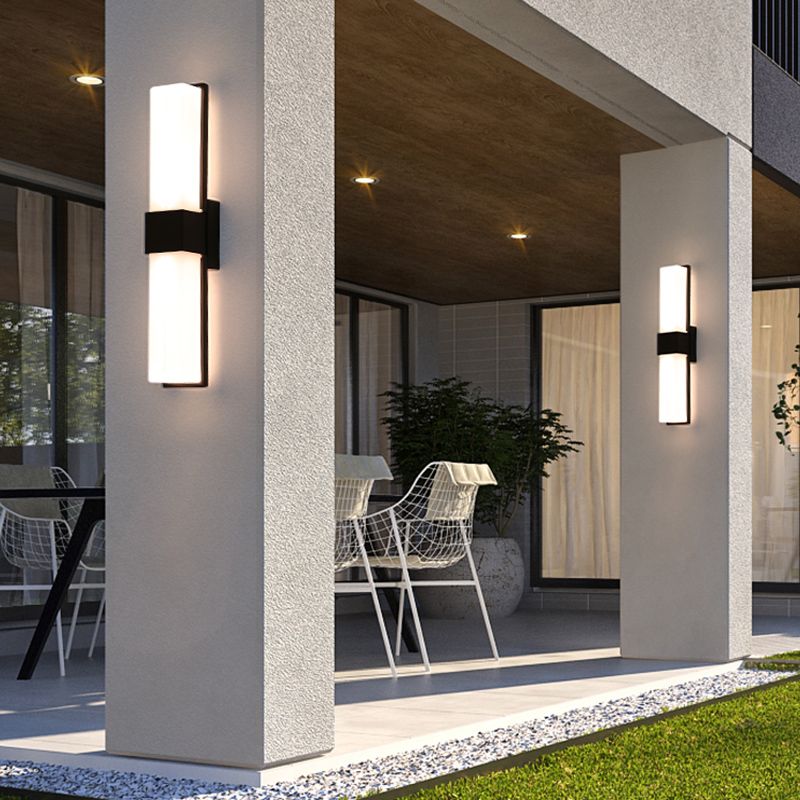 Lámparas de pared LED rectangulares opcionales de 3 color