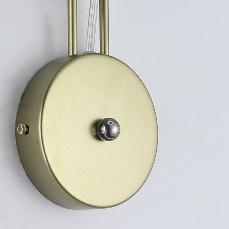 Dome Wall Sconce Lighting Modern Style Metal 1 Light Wall Mounted Light
