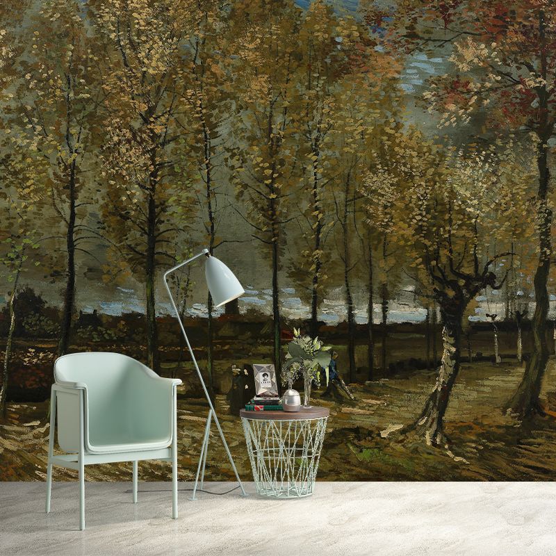 Peinture murale décorative de couleurs vives, écologique pour la décoration murale