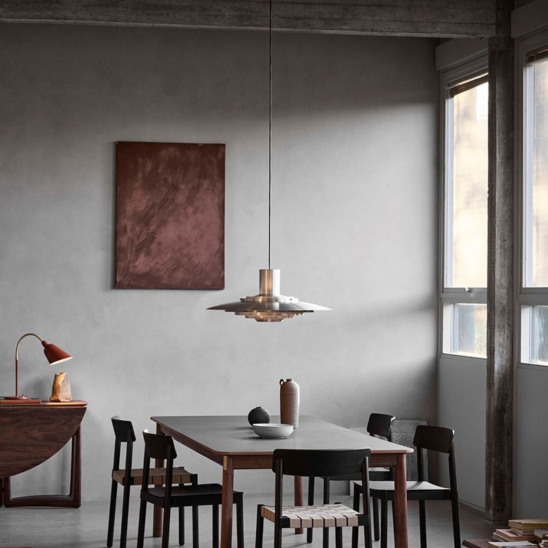 Metal Unique Shade Hanging Lights Modern Style 1 Head Hanging Mount Fixture