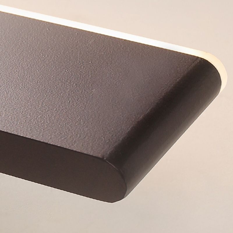 Modern Simple Wall Light Rectangle Shape Wall Lamp with Acrylic Shade for Bedroom