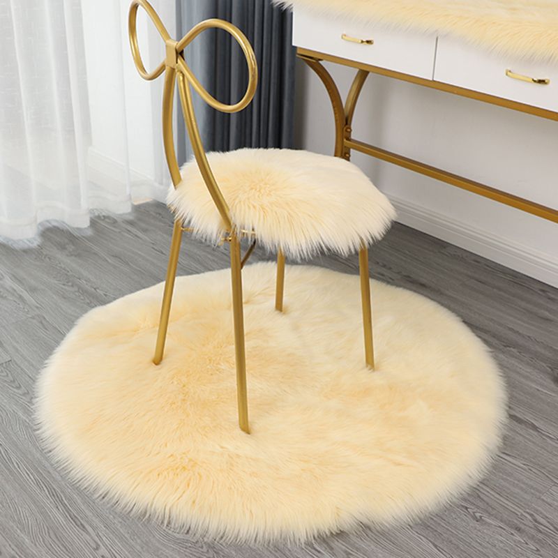 Simplicité tapis rond décontracté