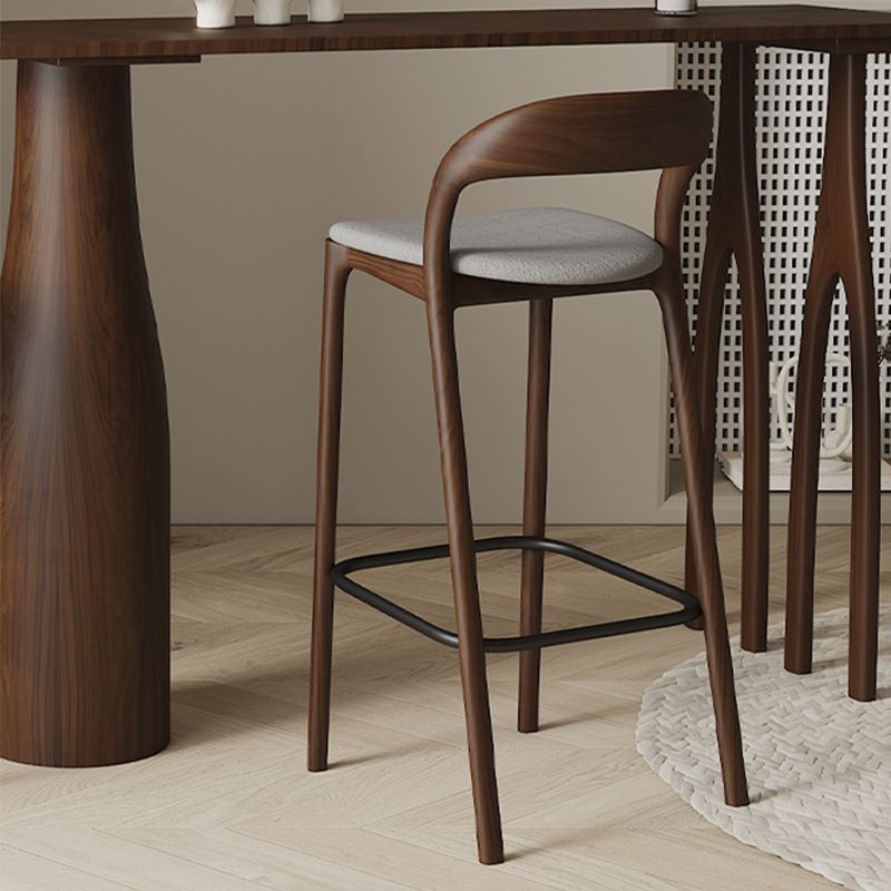 Solid Wood Bar Stool Table Contemporary Pub Height Dining Table