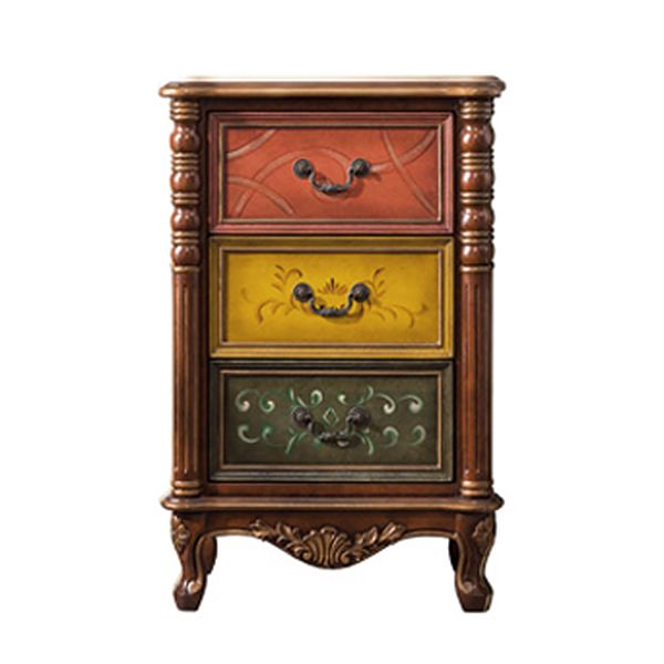 Traditional Storage Chest Solid Wood Dresser with 3/4/5 Drawers , 13.65 Inch Width